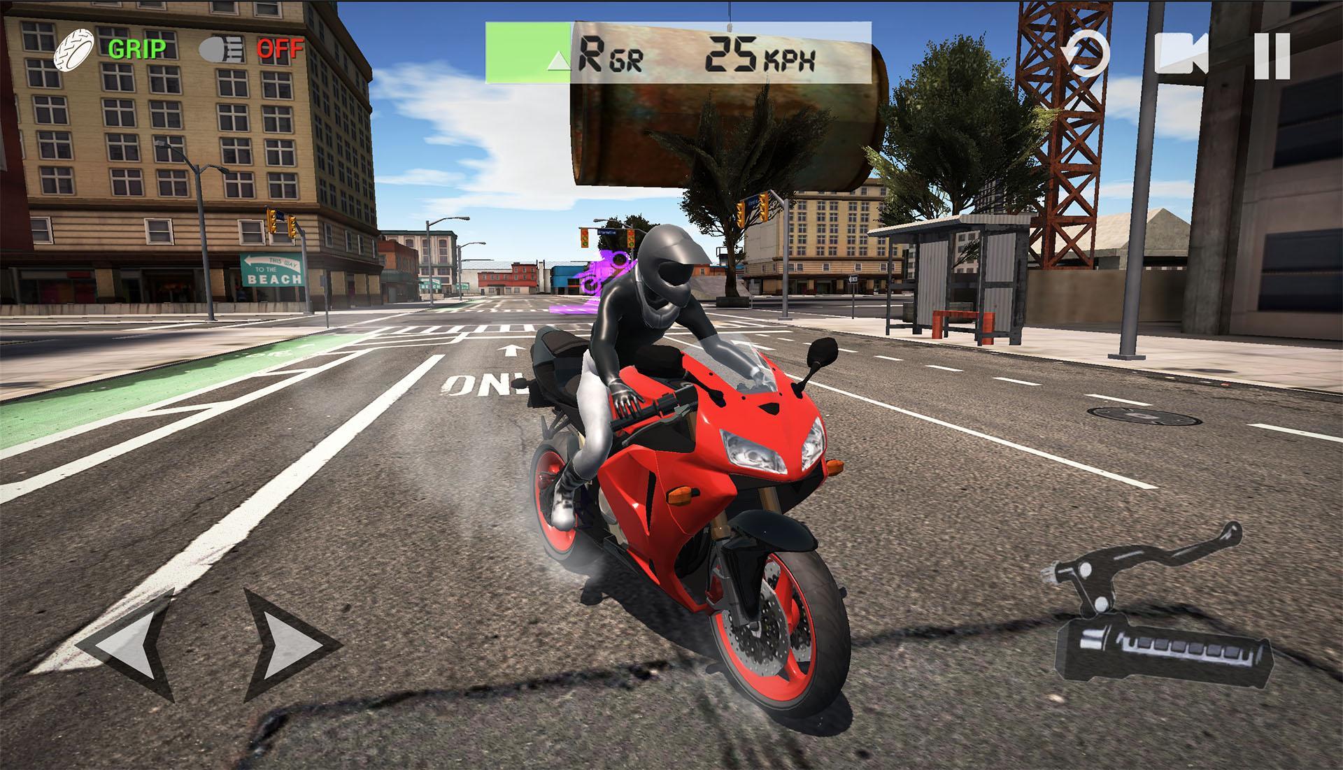 Screenshot 1 of परम मोटरसाइकिल सिम्युलेटर 3.73