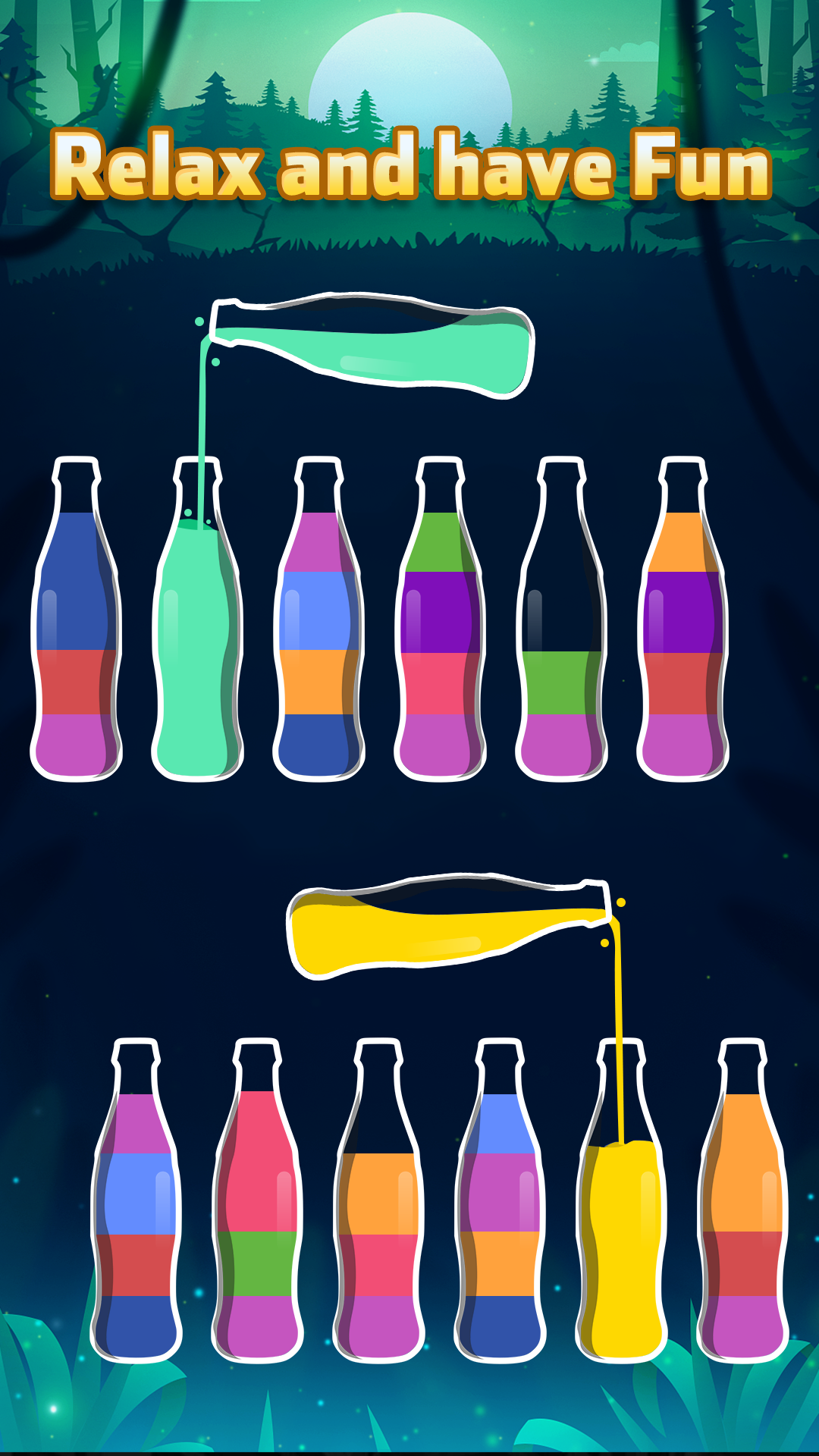 Screenshot of Water Puzzle - Color Sort