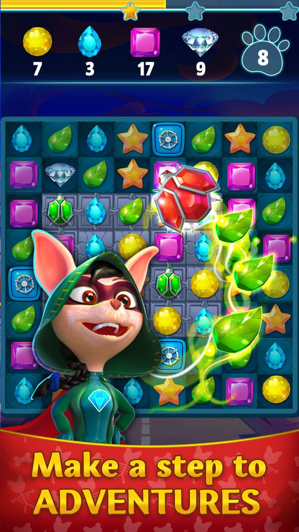 Screenshot of Diamond Quest - Match 3 puzzle