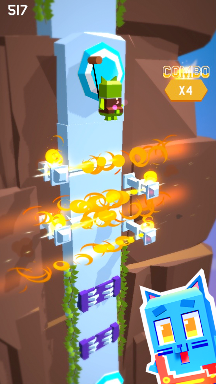 Cuplikan Layar Game DownHill