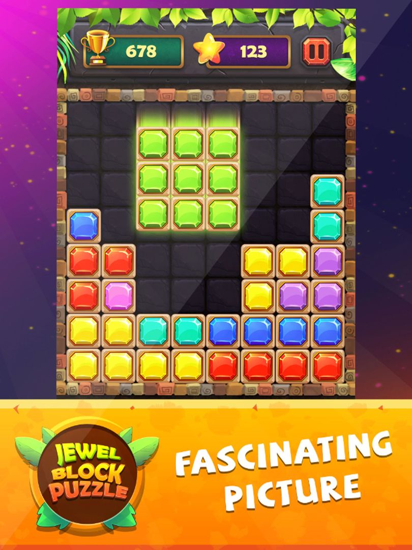 Block Puzzle Classic Jewel ภาพหน้าจอเกม