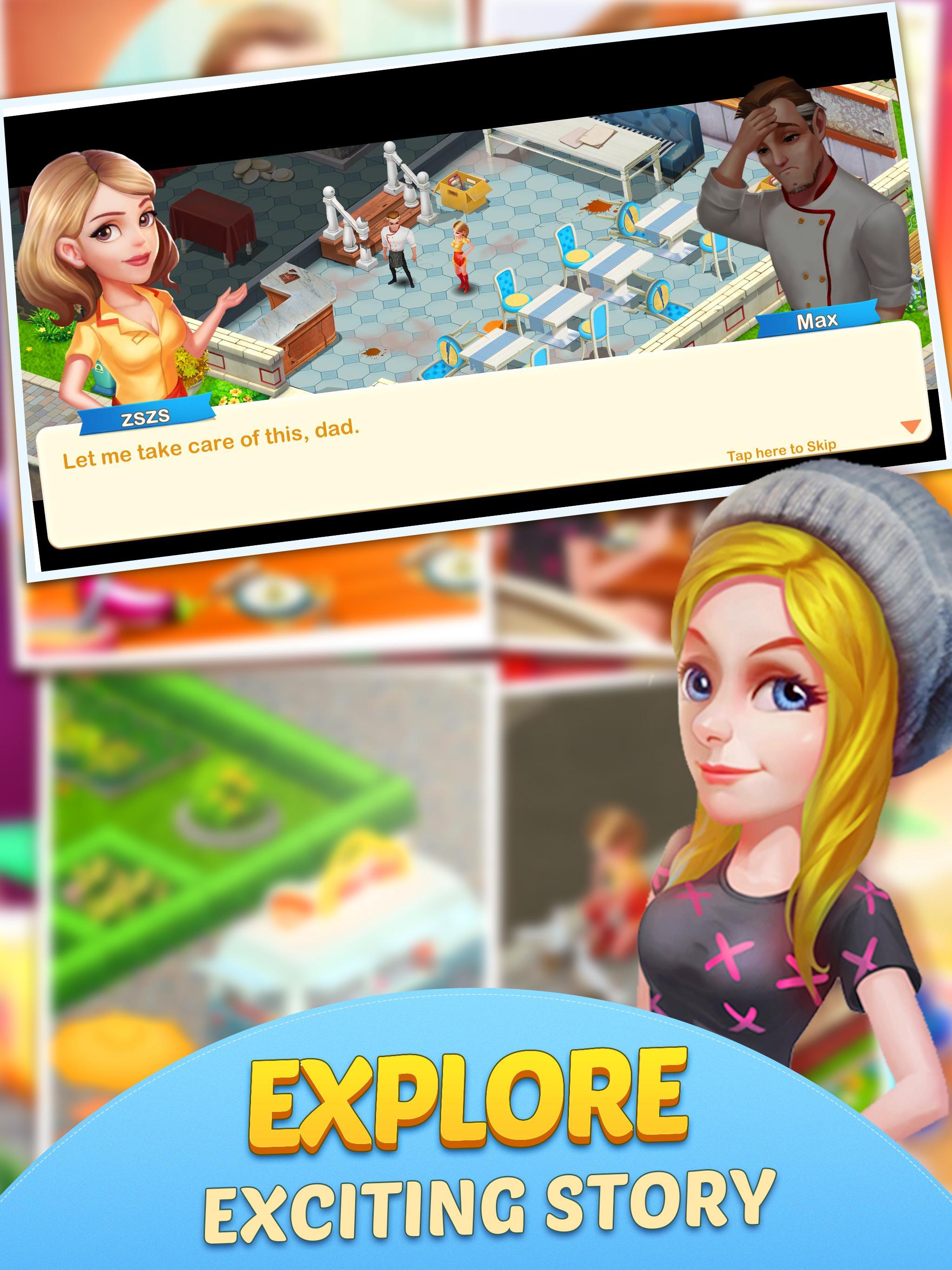 Dream Cafe: Cafescapes - Match 3 Game Screenshot