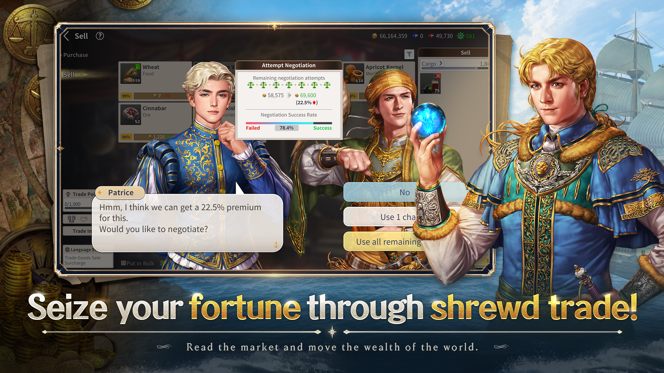 Uncharted Waters Origin Game Screenshot