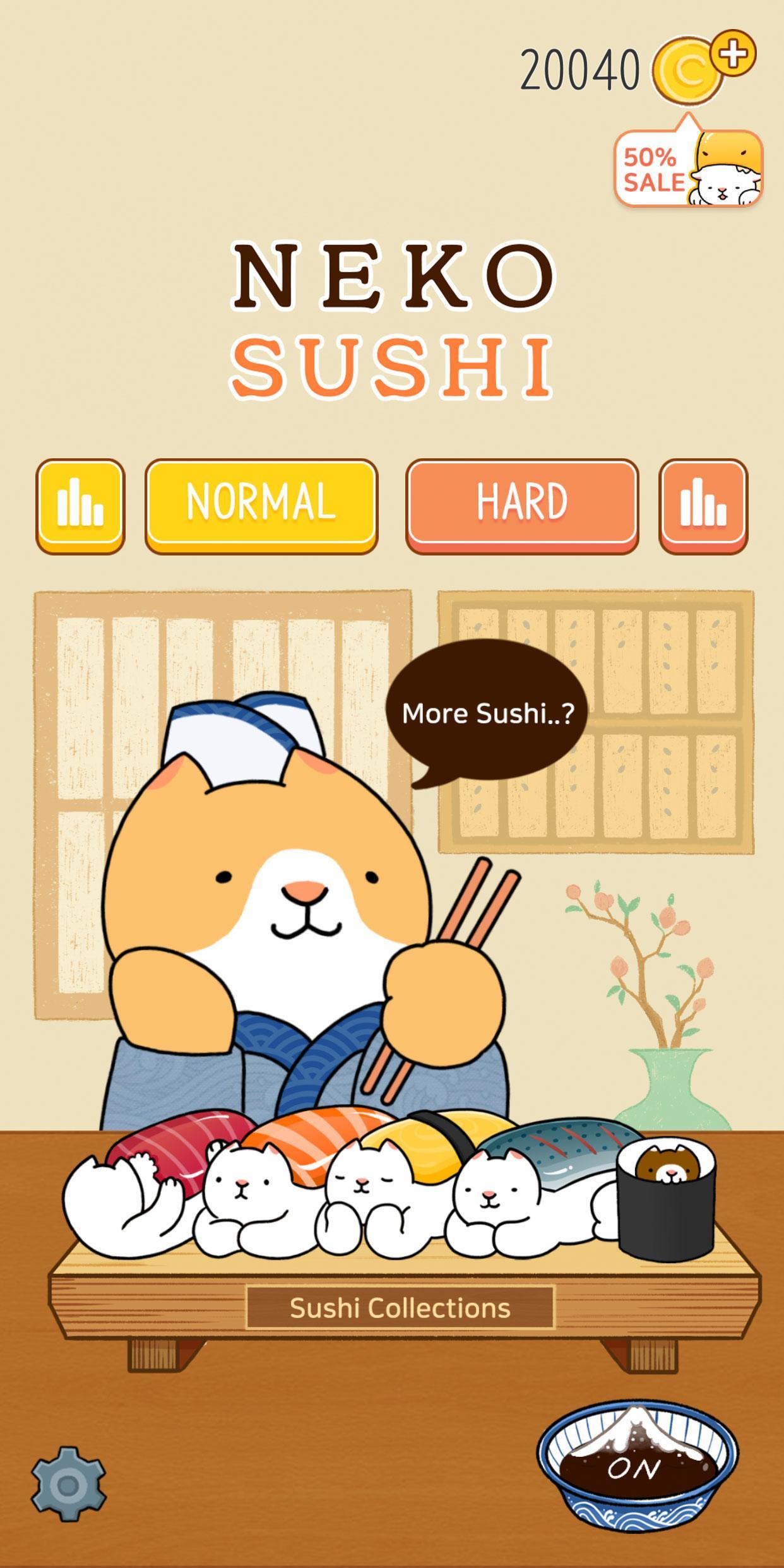 Screenshot 1 of Neko Sushi - Permainan Tumpukan 3.1.18