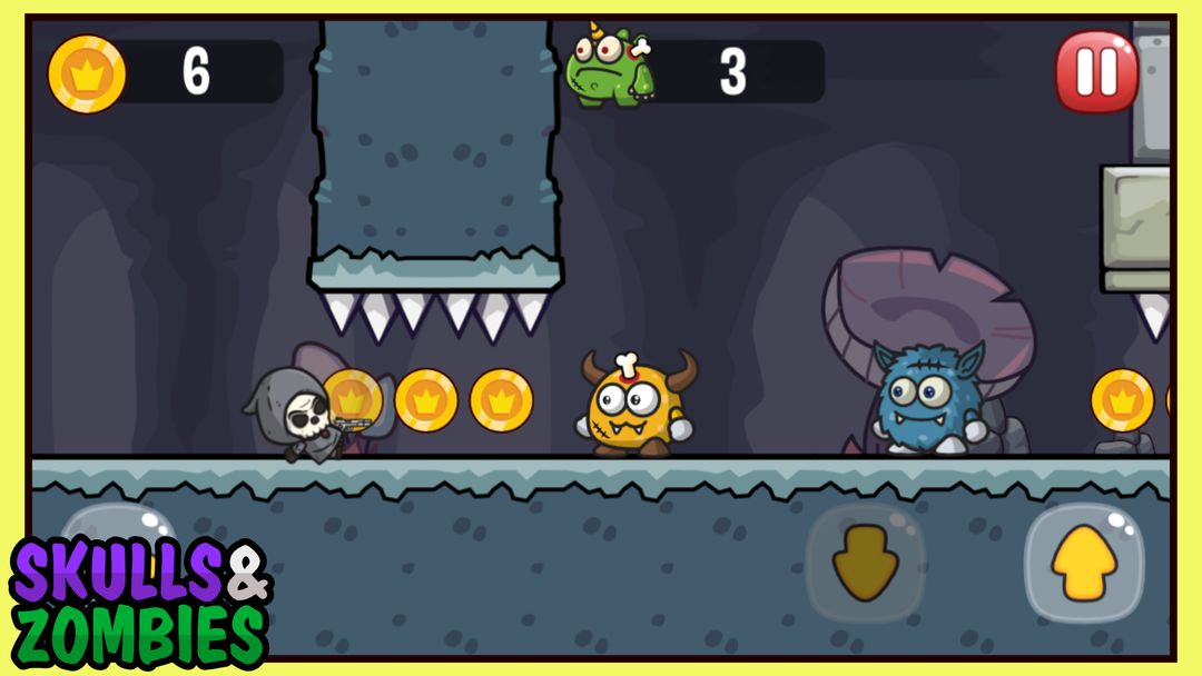 Skulls and Zombies screenshot game