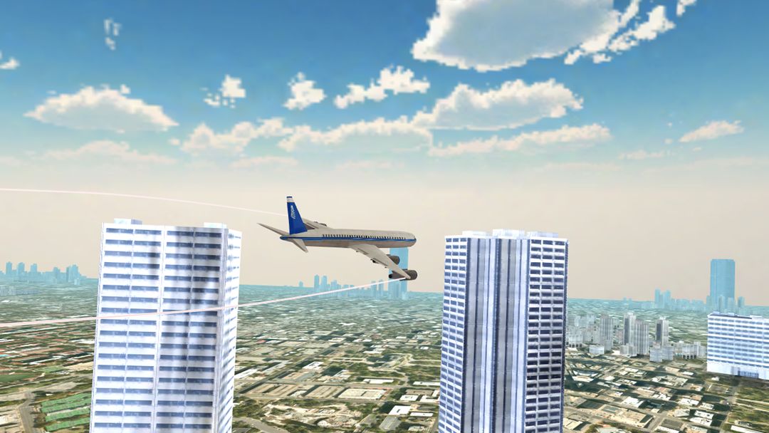 Flight Simulator City Airplane ภาพหน้าจอเกม