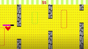 Heart vs HP Game Screenshot