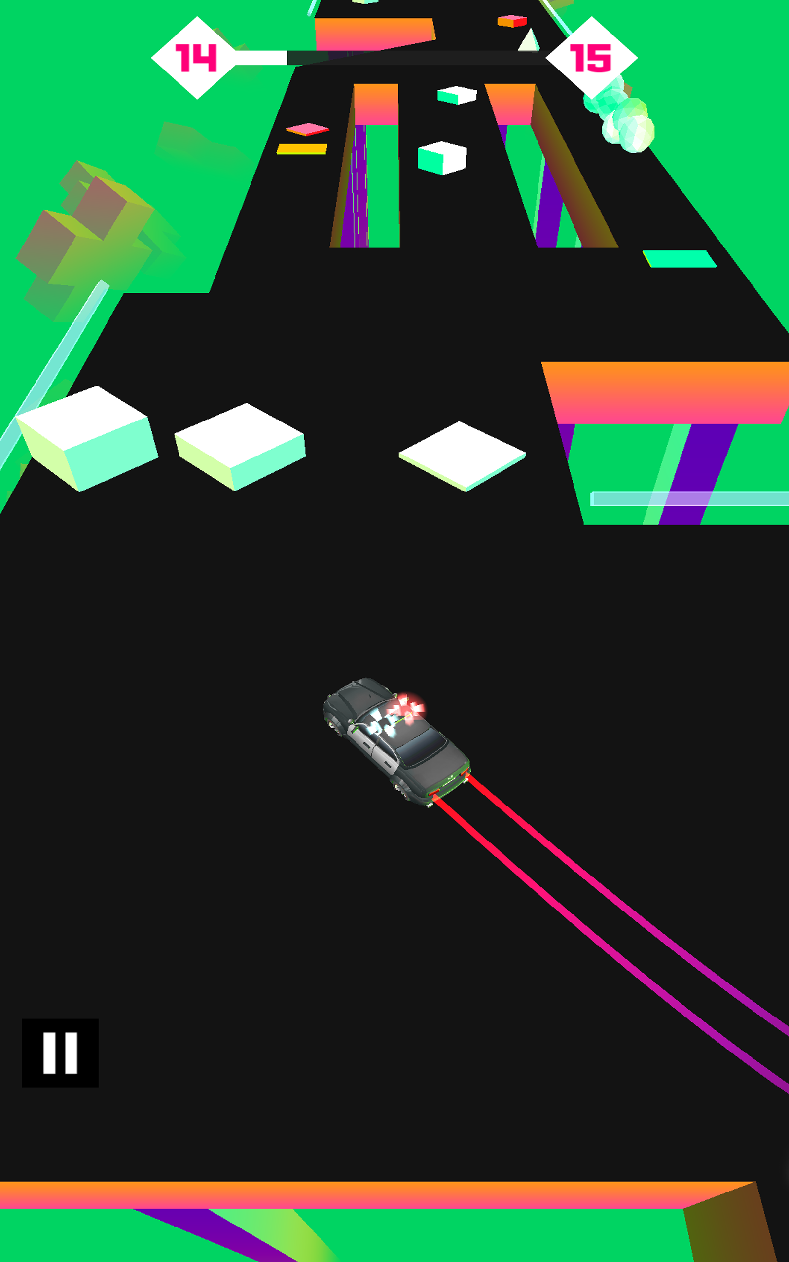 Cliff Drift Car Racing 遊戲截圖