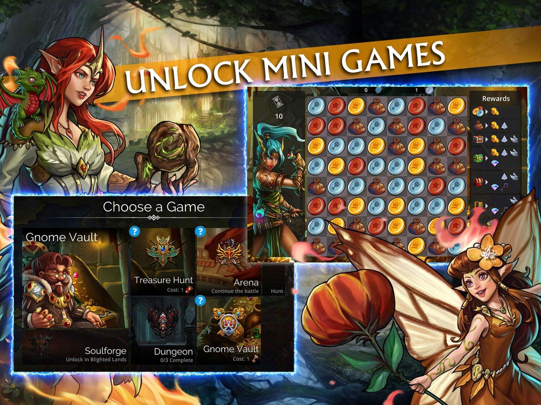 Screenshot of Gems of War - Match 3 RPG