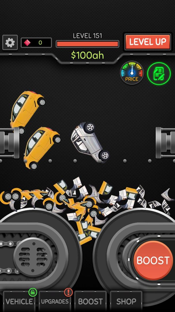 Idle Car Crusher screenshot game