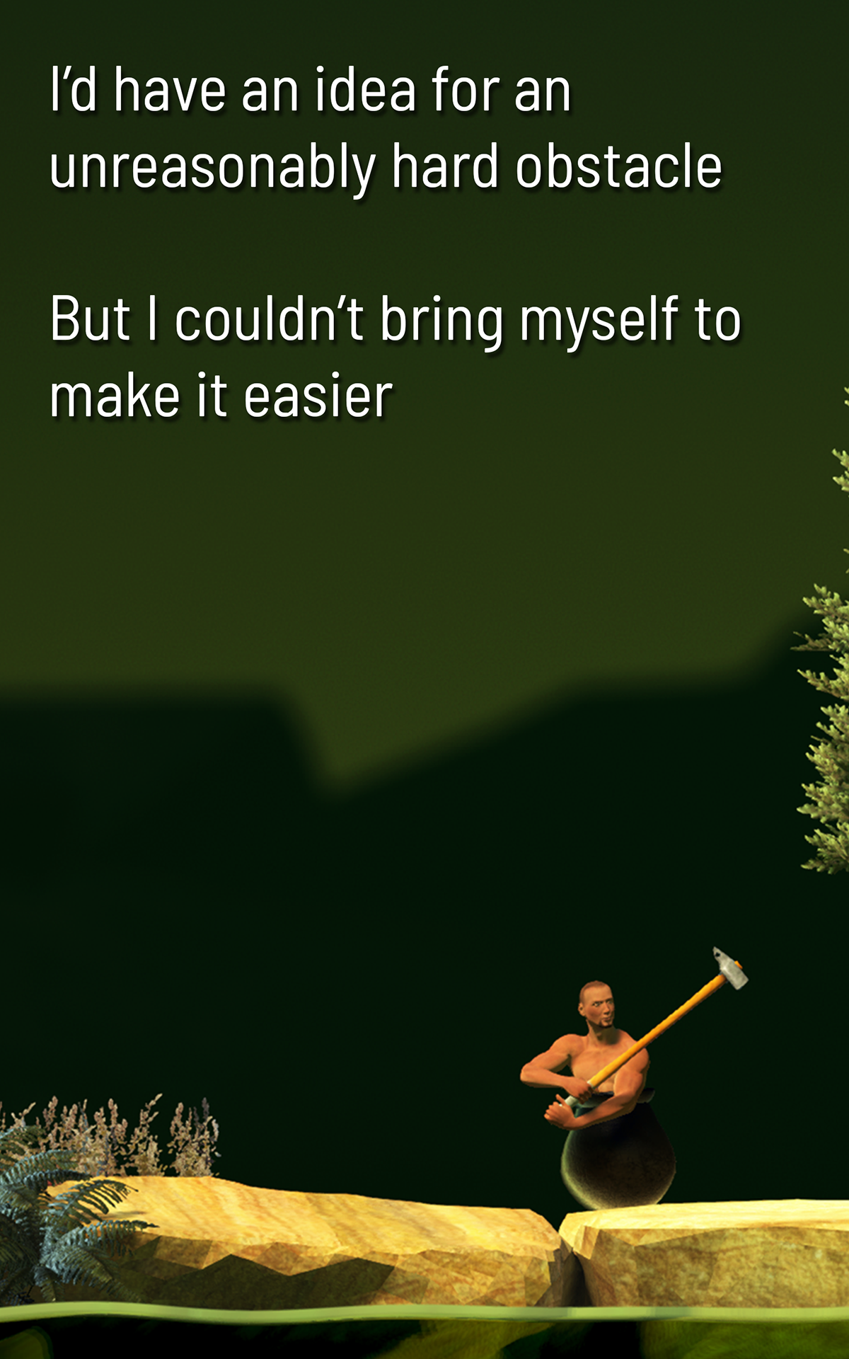 Getting Over It Game Screenshot