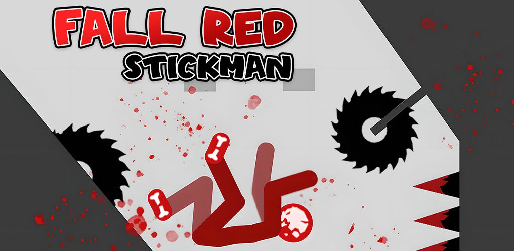 Fall Red Stickman | Ragdoll