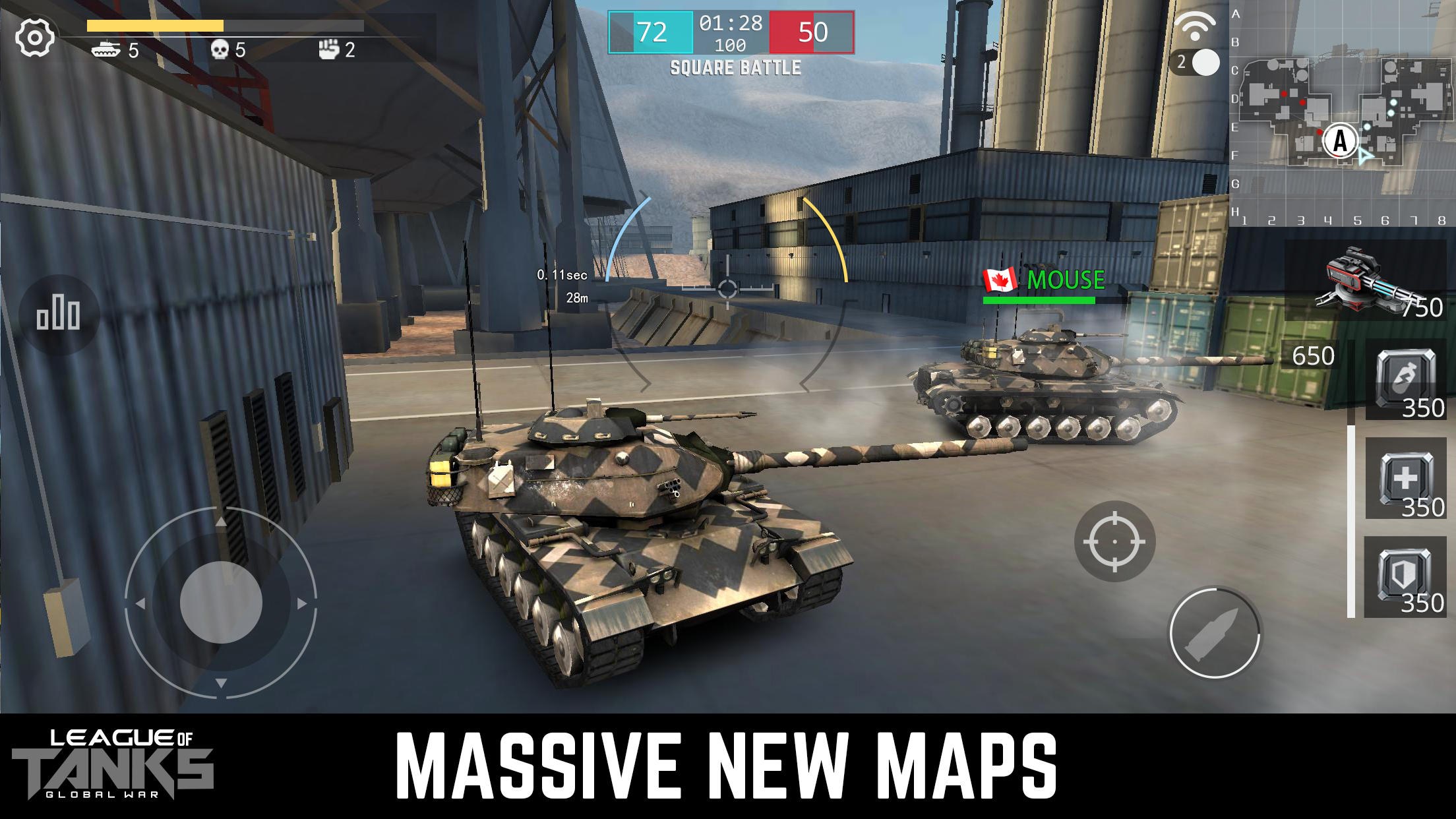 League of Tanks Global War(坦克联盟） Game Screenshot