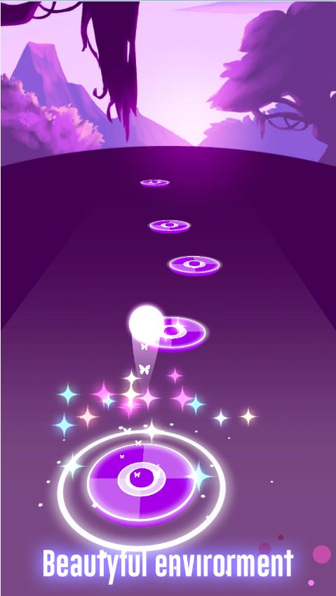 Pink Tiles Hop 3D - Dancing Music Game 게임 스크린 샷