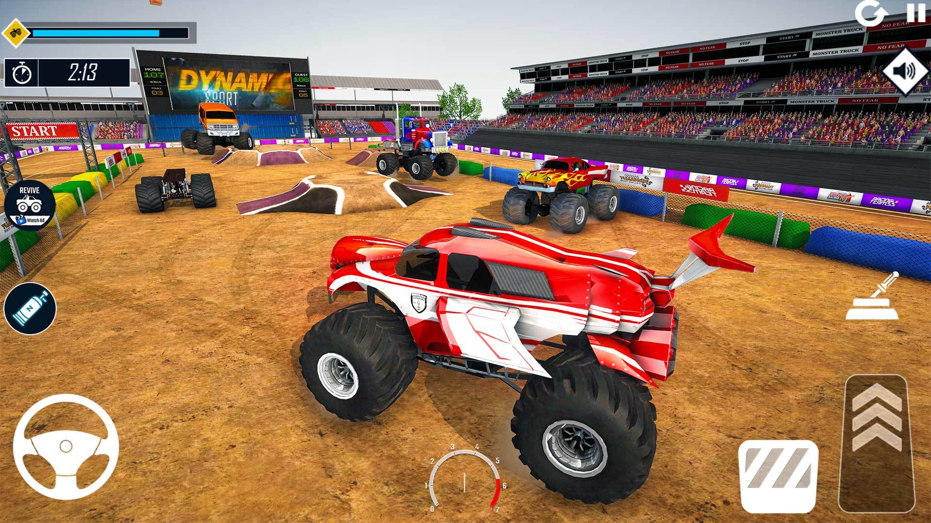Us Monster Truck Crazy Games Game Screenshot