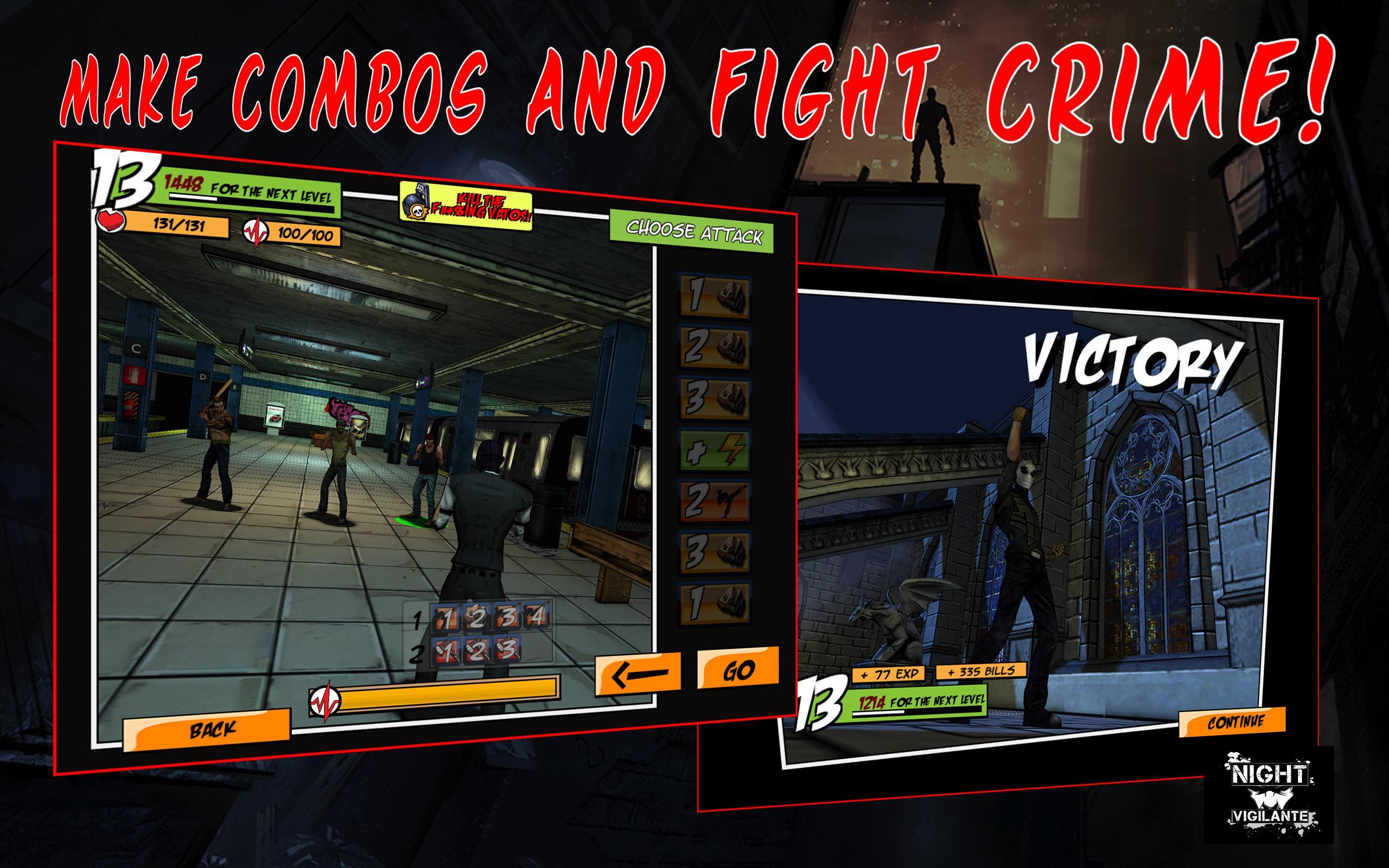 Screenshot of Night Vigilante