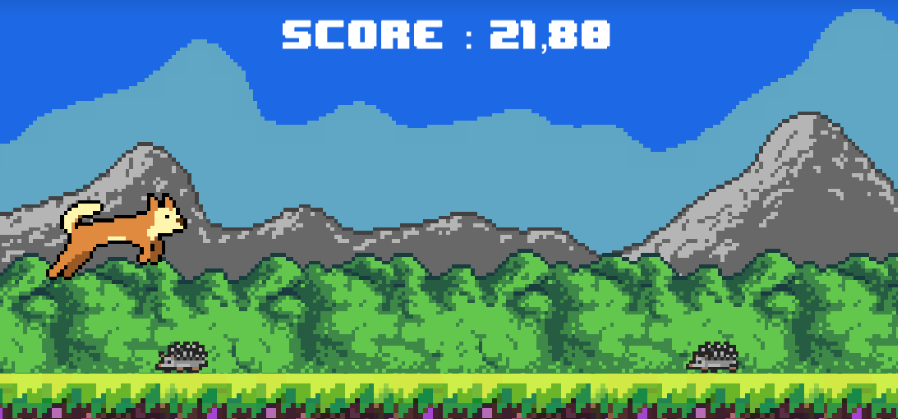 Doggo Runner Game Screenshot