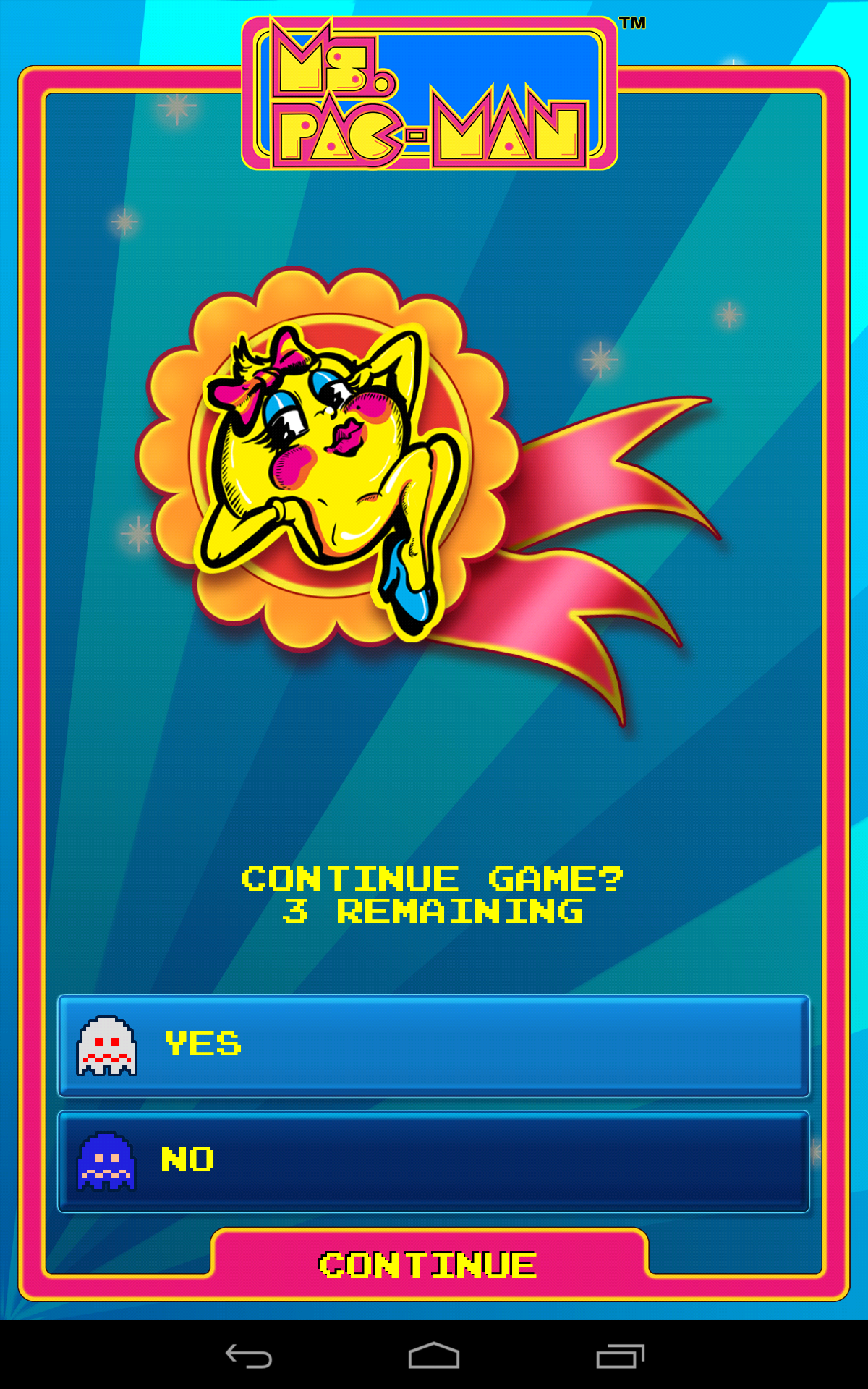 Ms. PAC-MAN by Namco Game Screenshot
