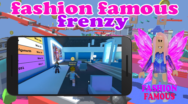 Fashion Famous Frenzy Dress Up Runway Show obby Game Screenshot