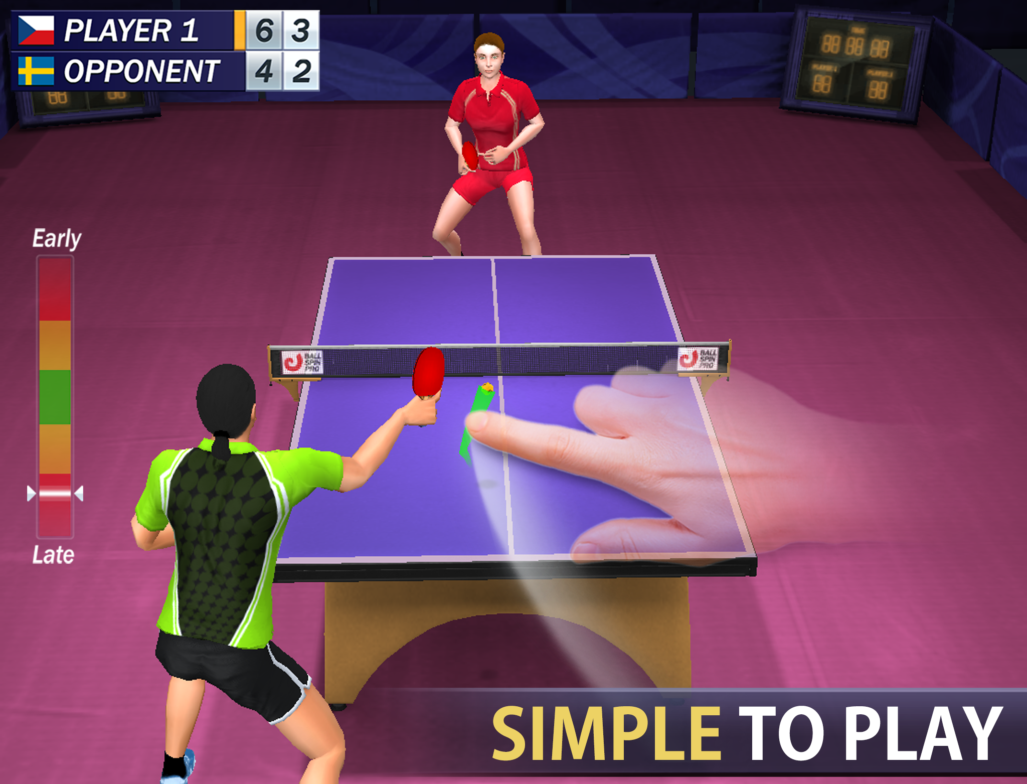 Table Tennis Game Screenshot