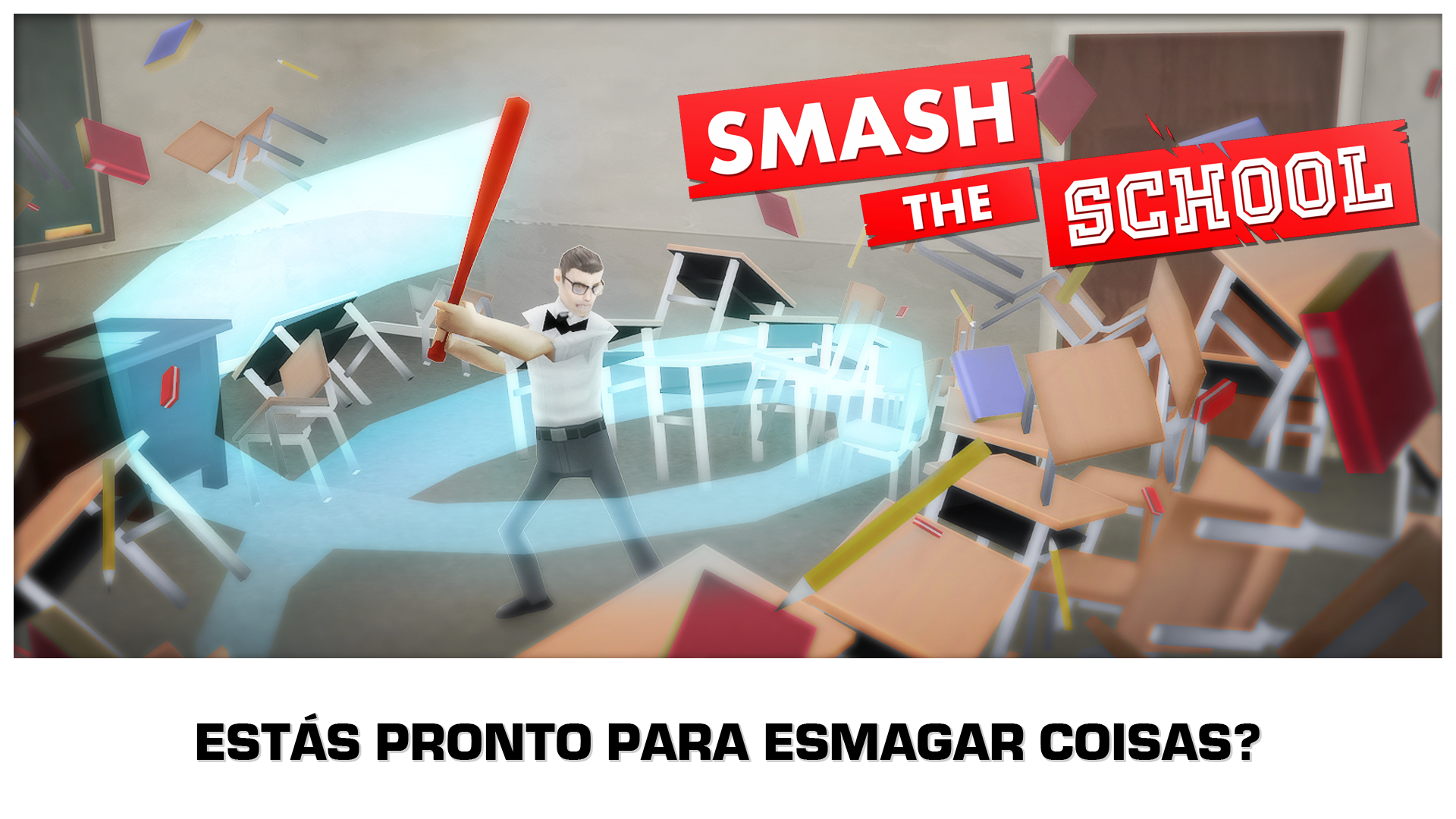 Captura de Tela do Jogo Smash the School - Antistress!