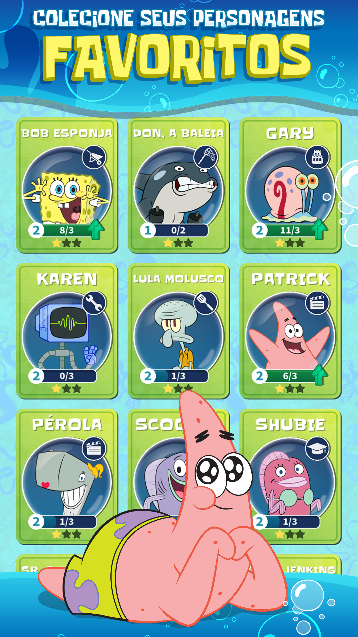 Captura de Tela do Jogo SpongeBob’s Idle Adventures