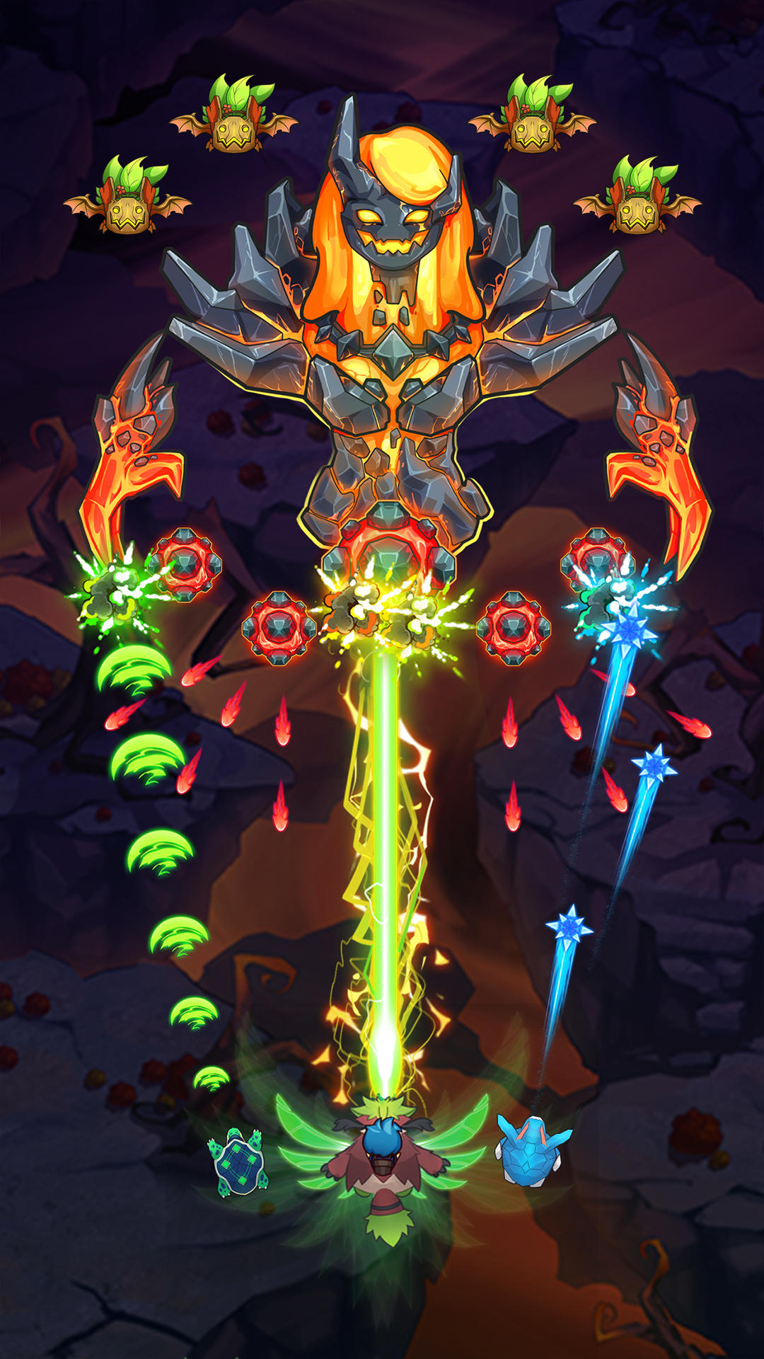 天空冠軍：銀河太空射擊遊戲，怪物進化 遊戲截圖