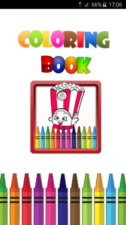 Coloring Pages Shopkins Game Screenshot