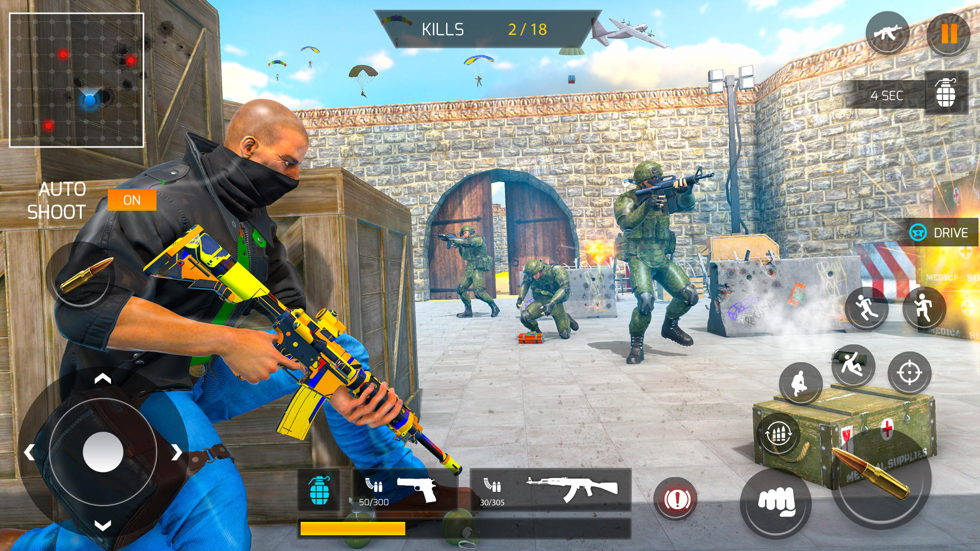TPS Gun War Shooting Games 3D ภาพหน้าจอเกม