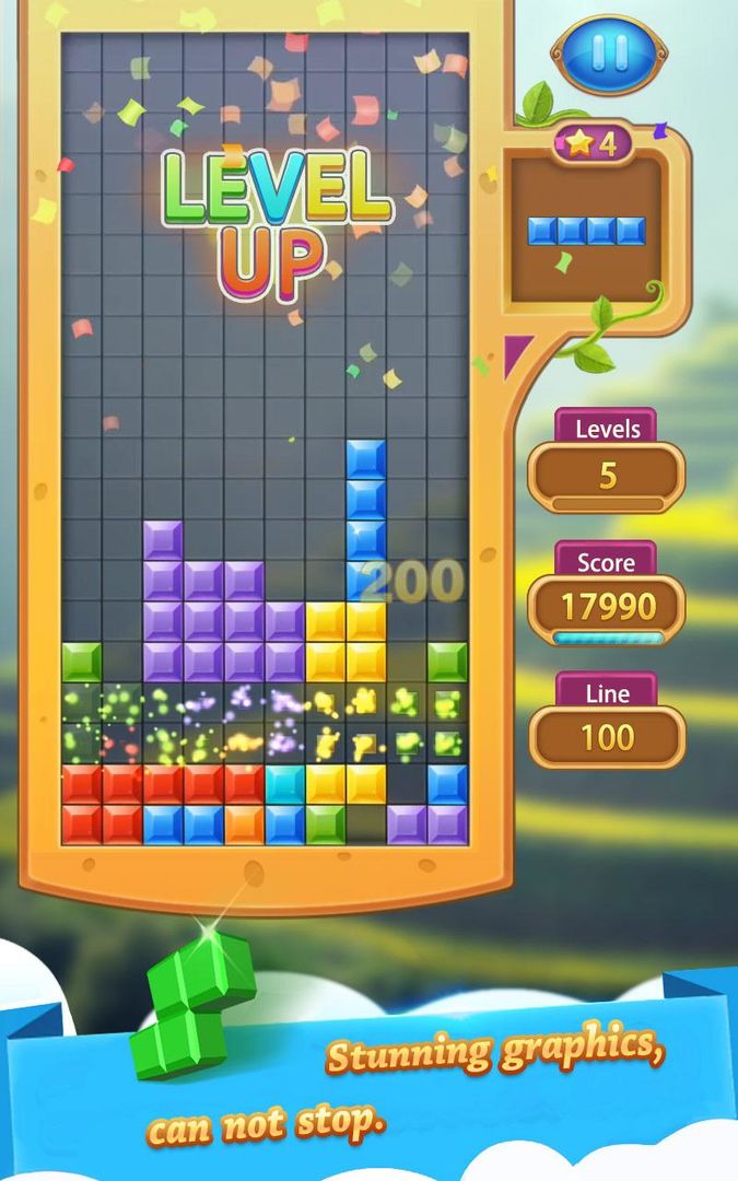 Brick Tetris Classic - Block Puzzle Game 게임 스크린 샷