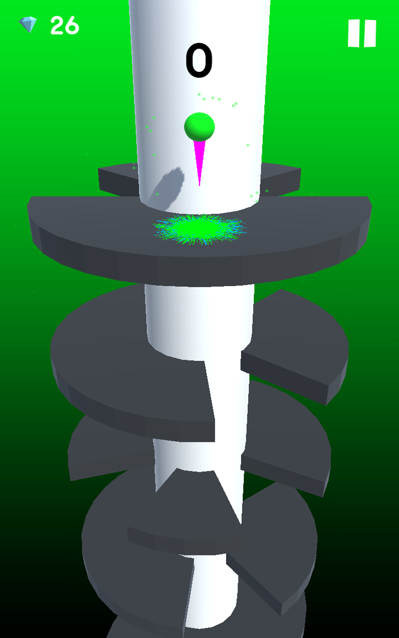 Helix Jump Ball - Spiral Tower Game Screenshot