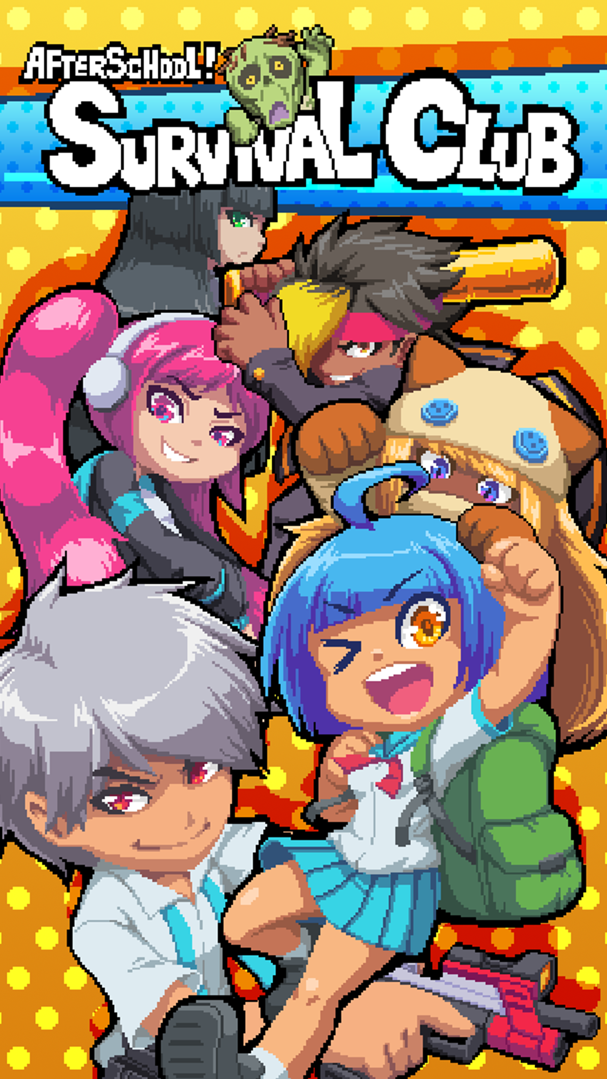 Captura de Tela do Jogo Afterschool! Survival Club