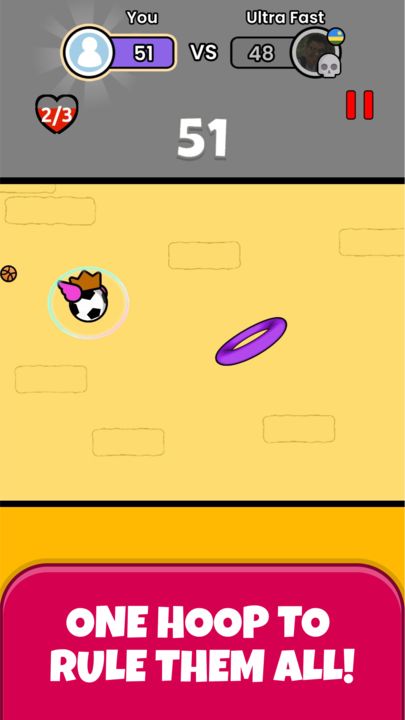 Flappy Dunk Game Screenshot