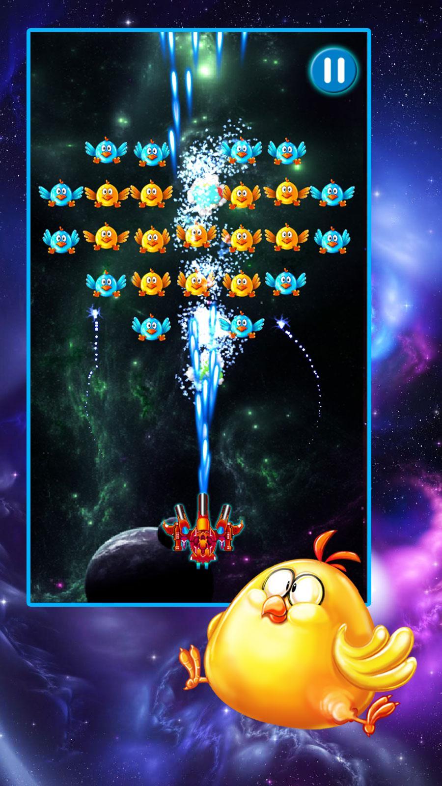 Screenshot 1 of Penembak Ayam: Serangan Galaxy 2.3.4