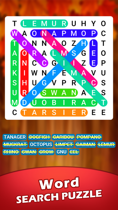 Cuplikan Layar Game Word Search - Game