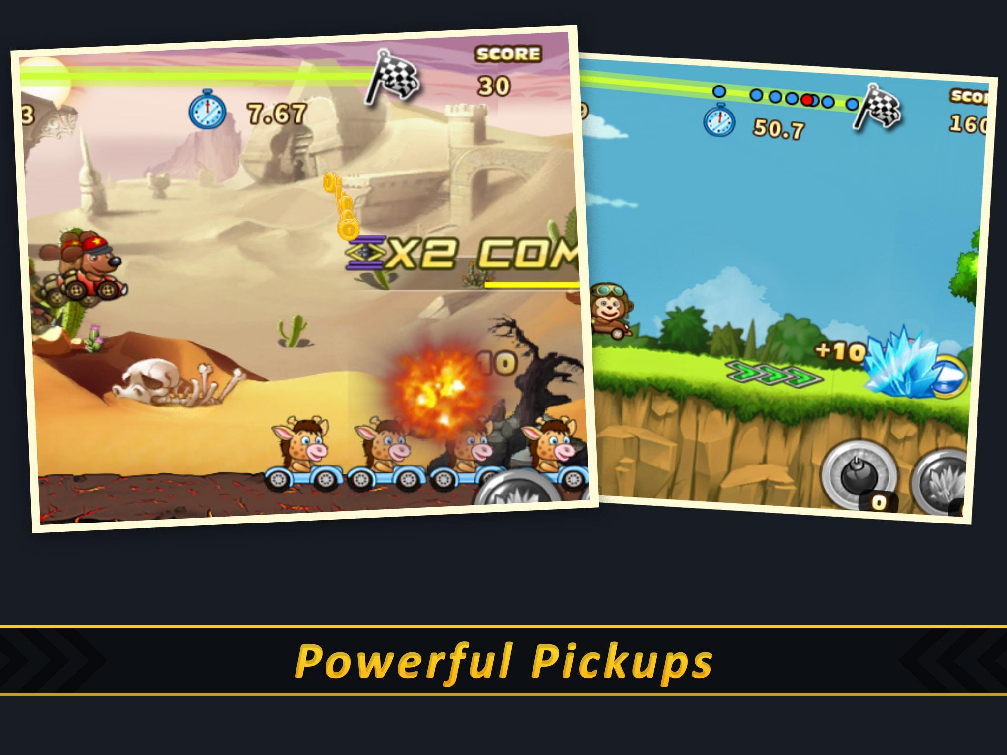 Safari Racing Game Screenshot