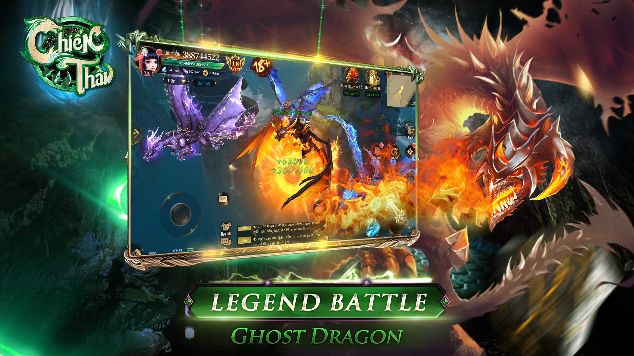 Chiến Thần Kỷ Nguyên: Nhập Ma Game Screenshot