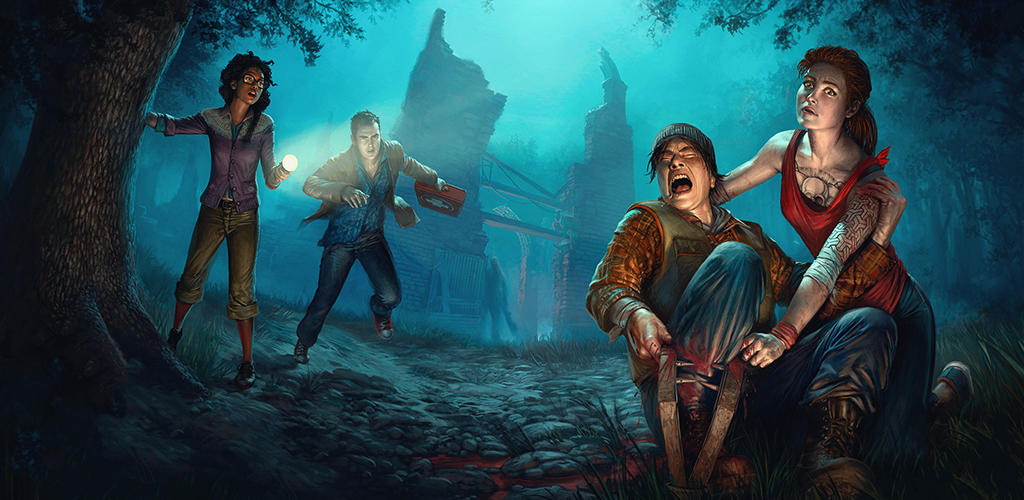 Banner of Scary Horror Clown Ghost Game 