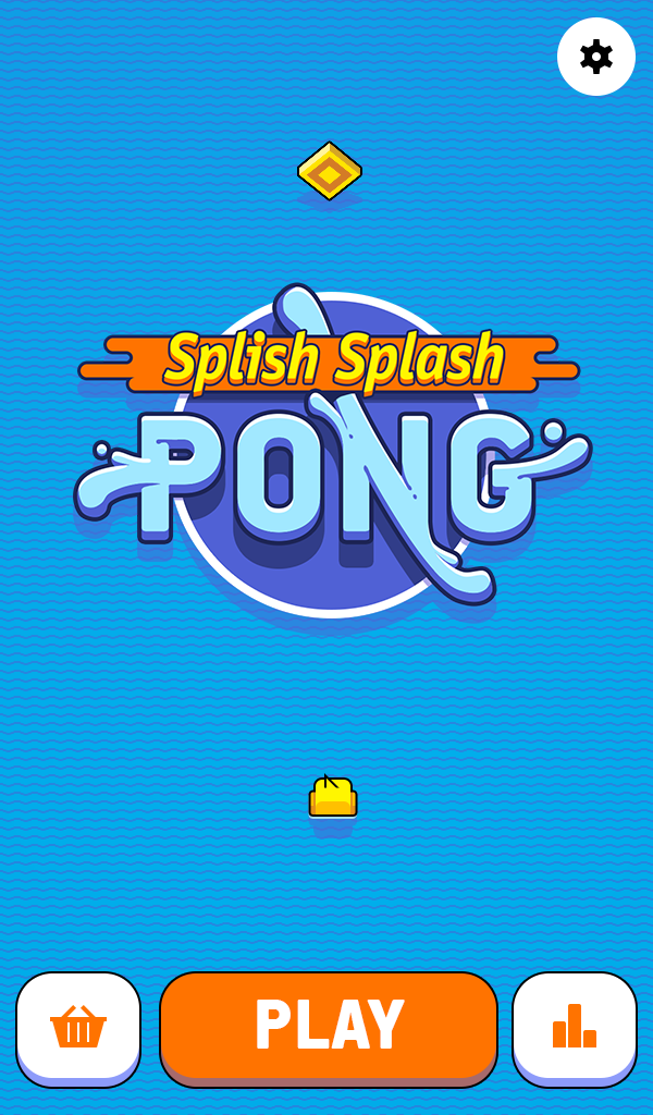 Splish Splash Pong Game Screenshot