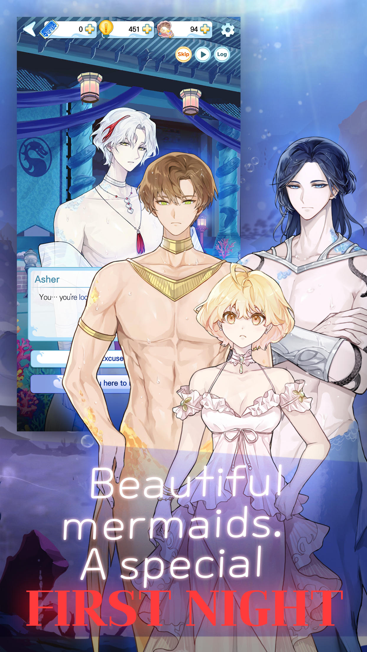 Screenshot of Aqua Romance: Mermaid Otome