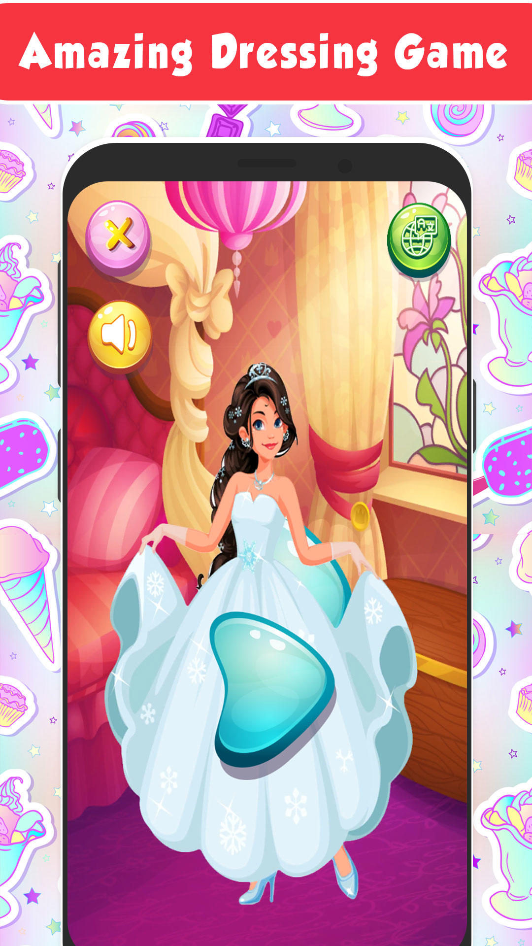 Screenshot 1 of Dress Up Princess : Mädchen-Ankleidespiel 2.0