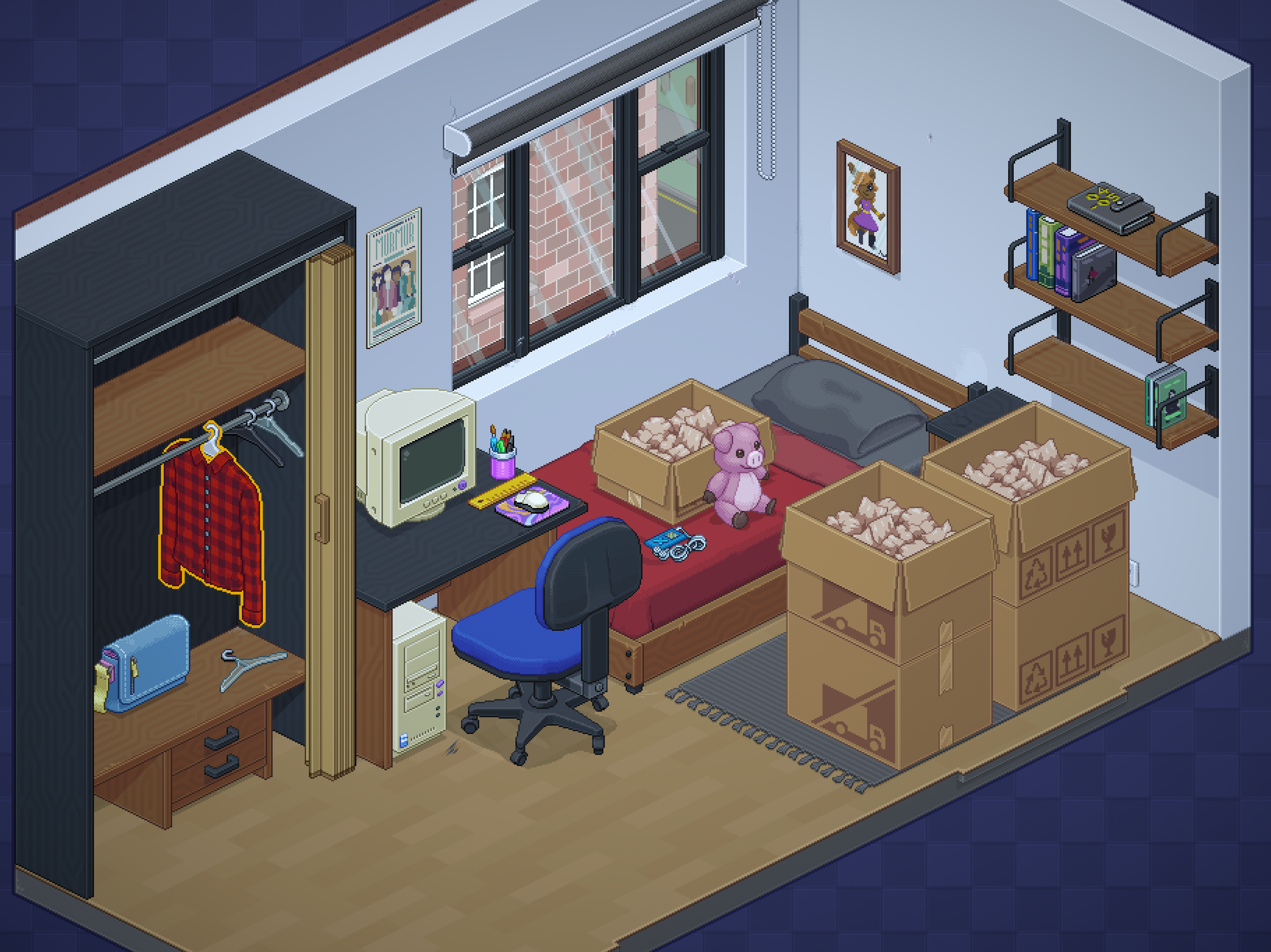Unpacking screenshot game