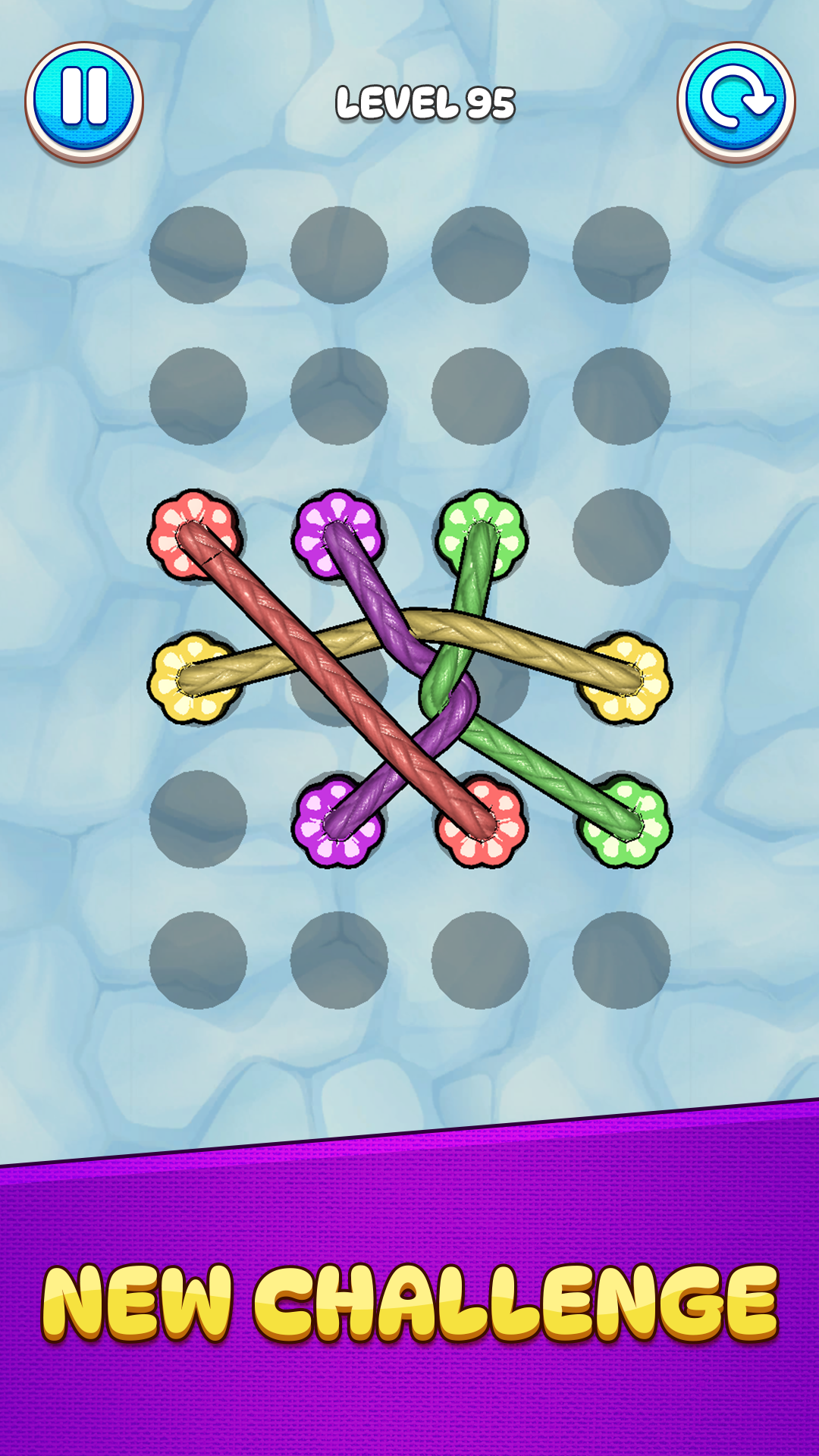 Cuplikan Layar Game Tangle Puzzle: Untie the Knots