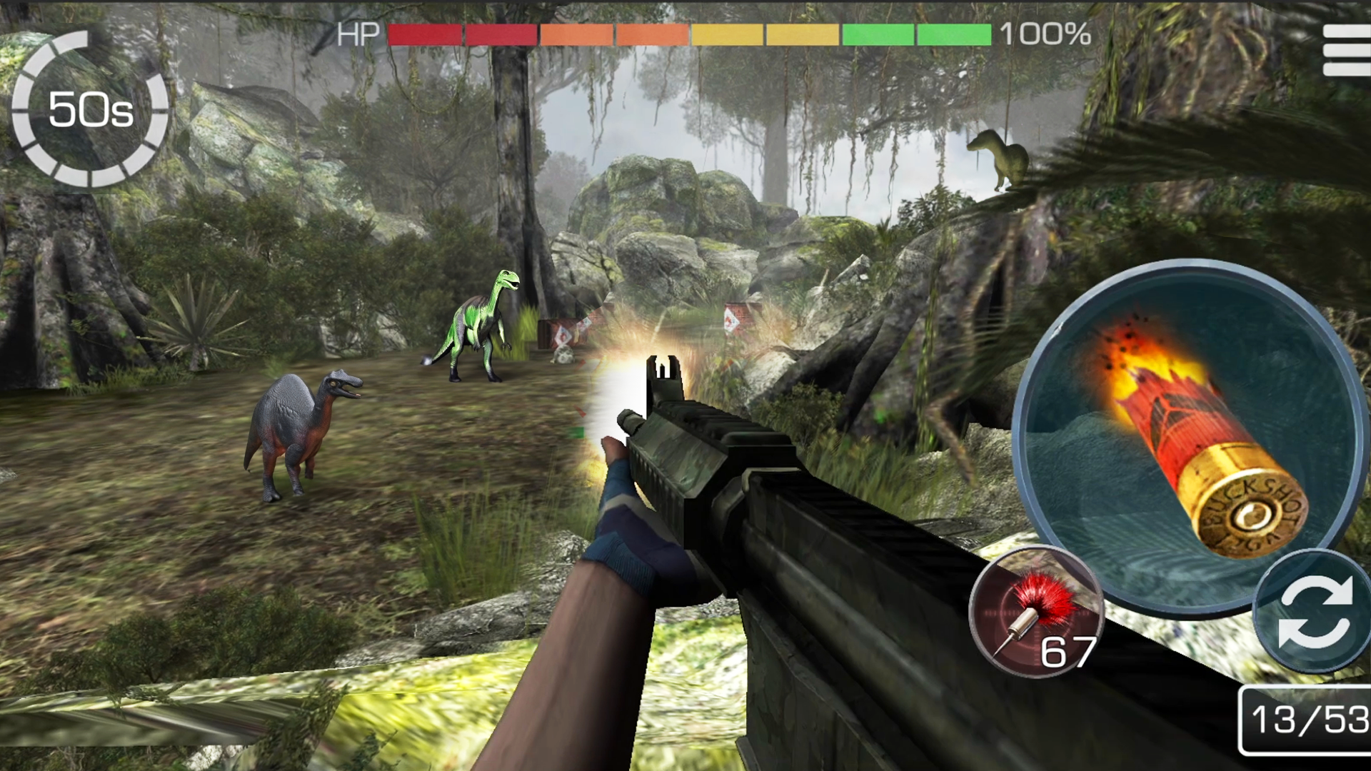 Screenshot of Jurassic Missions: Dino Hunt