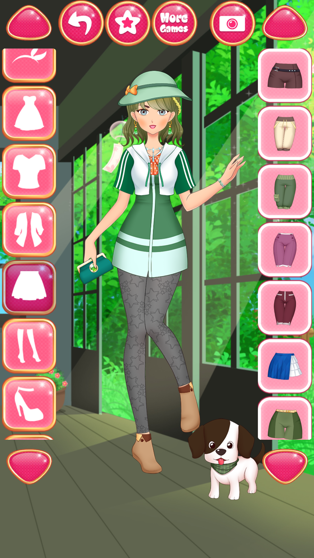Anime Girls Dress up Games Game Screenshot