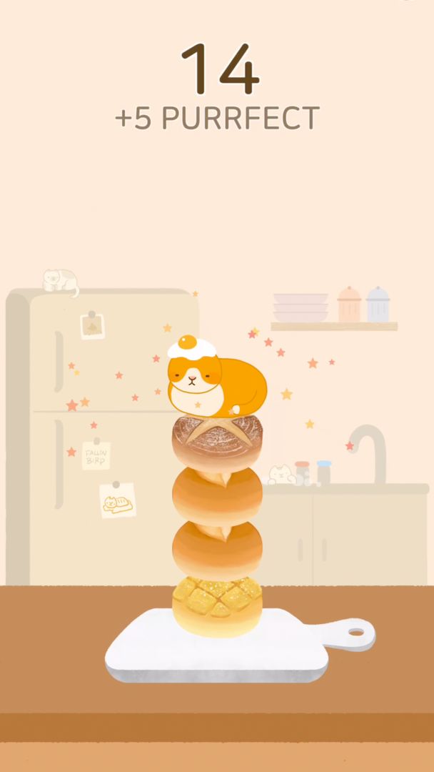 Cat Bakery - Stack game ภาพหน้าจอเกม