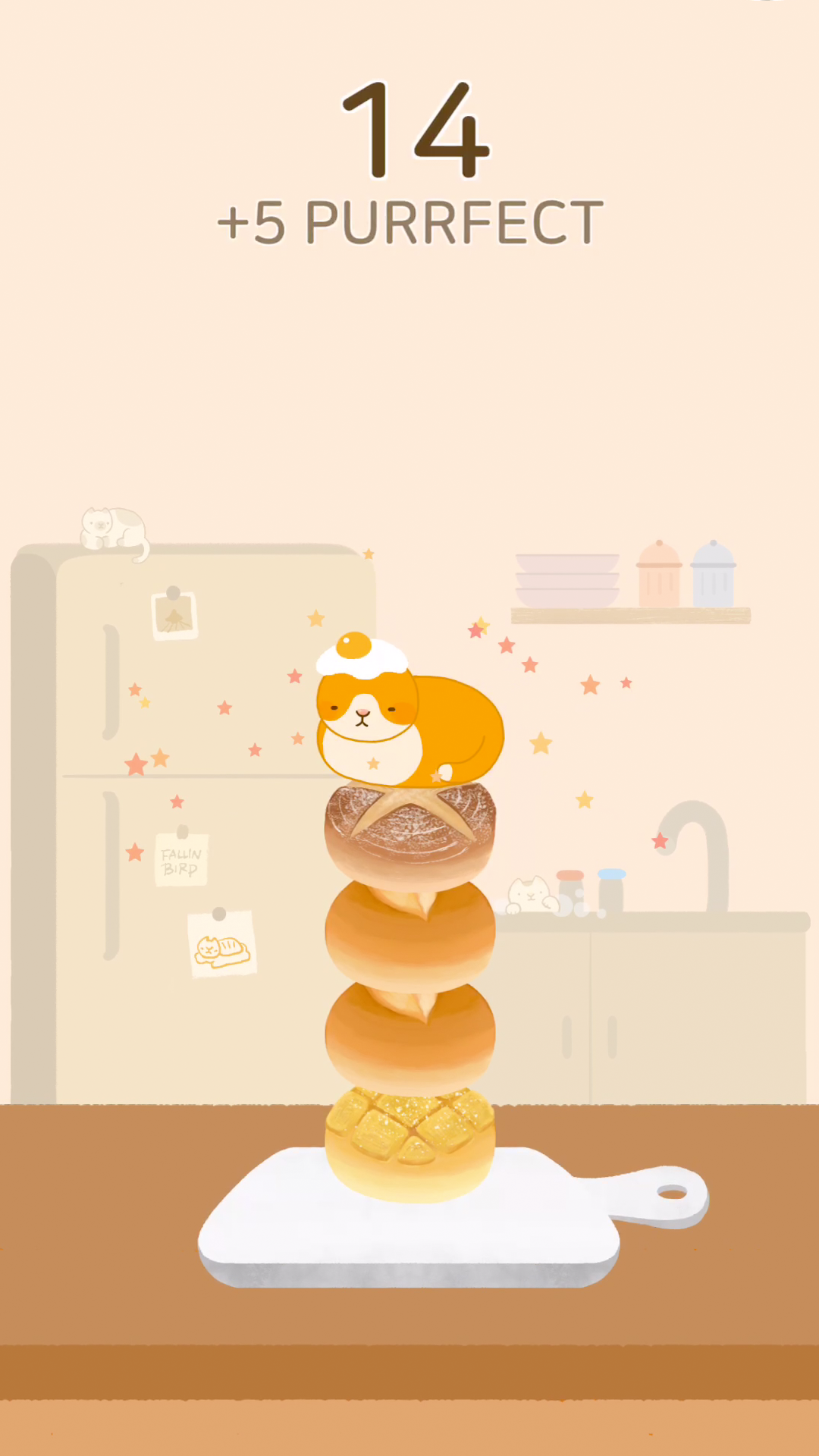 Cat Bakery - Stack game Game Screenshot