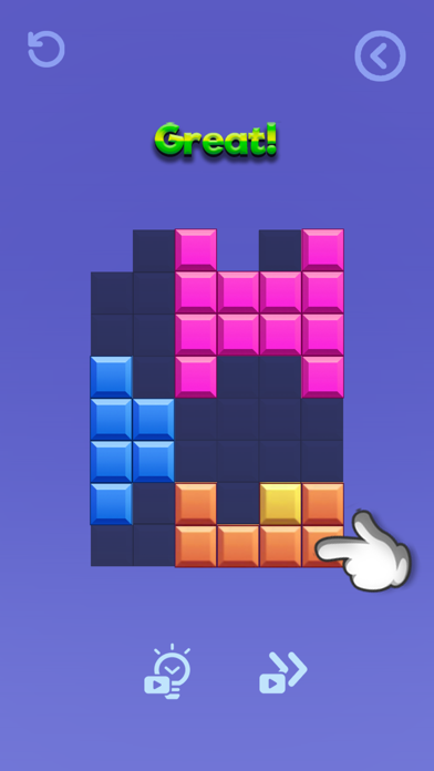 Flip Block 3D - Color Puzzle 게임 스크린 샷