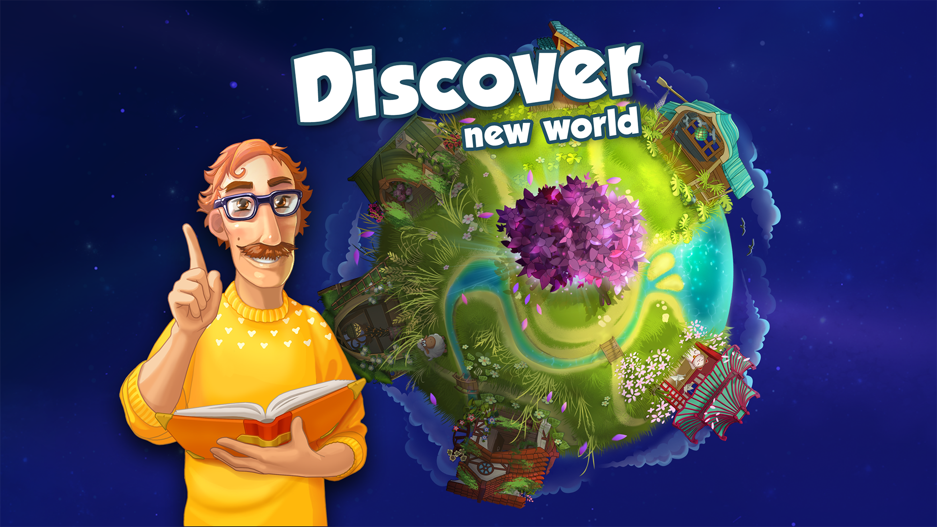 Bloomberry match-3 story. Merg Game Screenshot