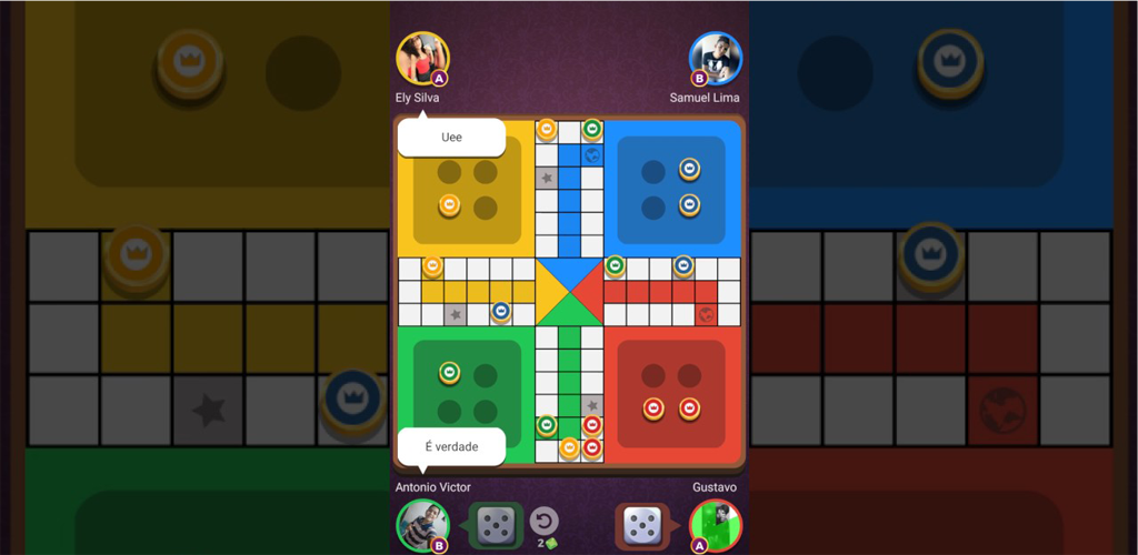 Jogos de tabuleiro para 4 jogadores: Ludo Jogo 2, 3, 4 Jogos 3D  multijogador::Appstore for Android
